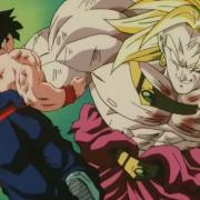 Broly face à Gohan