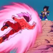 Le kaiohken produit une aura rouge
