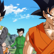 Goku et Vegeta face à Freezer