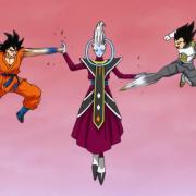 Goku et Vegeta s'entrainent avec Whis
